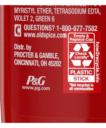 Old Spice High Endurance Deodorant for Men Aluminum Free Original Scent 107 g - Buy Online on GoSupps.com
