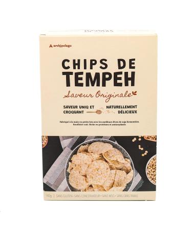 Archipelago Tempeh Chips Original - 140g | Healthy Chips | No-MSG - Buy Online on GoSupps.com