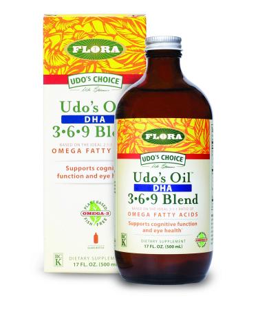 Flora Udo's Choice Udo's Oil DHA 3-6-9 Blend 17 fl oz (500 ml)