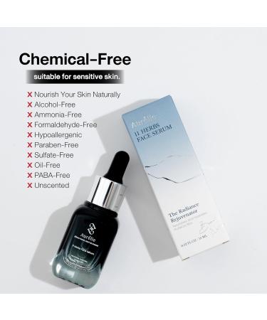 Aur lie 11-Herb Gentle Facial Serum for Sensitive Skin | Minimizes Redness | 0.52 fl. oz | International Shipping - Buy Online on GoSupps.com