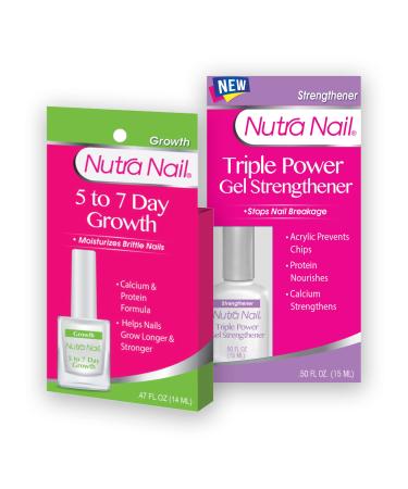Nutra Nail 5 to 7 Day Growth Treatment & Triple Power Gel Treatment