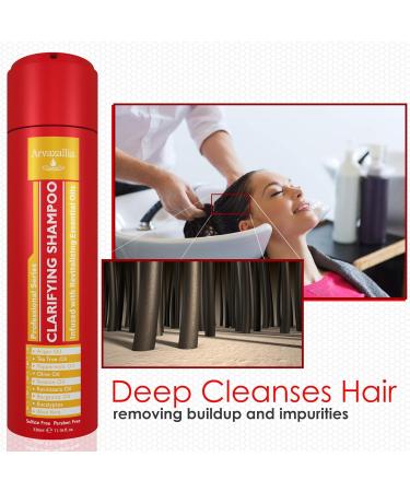 Arvazallia Fortifying Protein Hair Mask & Clarifying Shampoo Bundle - Professional Hair Detox Treatment for Dry/Damaged Hair - Buy Online on GoSupps.com