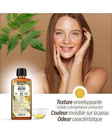  Plan te au Naturel Organic Neem Oil 250ml - Cosmos Organic - Natureen | Plan te au Naturel - 100% Pure and Natural - Face Body Scalp - Buy Online on GoSupps.com