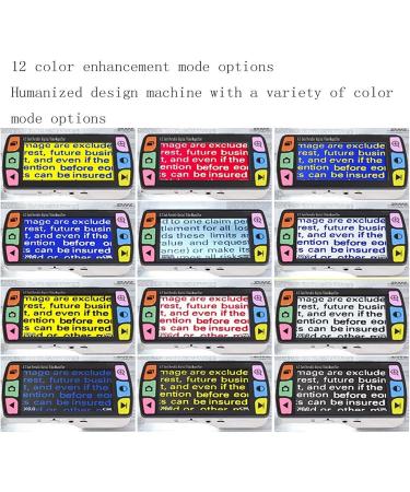 Electronic Reading Aid Digital Magnifier 4.3-inch LED Digital Magnifier with Image Capture and Illumination System Digital magnifiers for Visually impaired - Buy Online on GoSupps.com