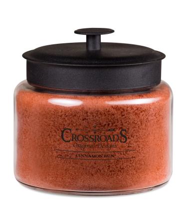 Crossroads Cinnamon Bun Scented 4-Wick Candle 64 Ounce