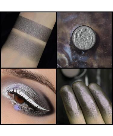 De'lanci Black Smoky Eyeshadow Palette - 9 Colors for Goth Makeup | High Pigment Matte & Shimmer | Perfect for Halloween - Buy Online on GoSupps.com
