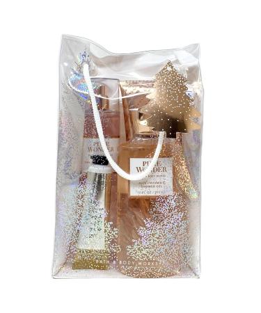 Bath & Body Works PURE WONDER 4 Piece Gift Bag Set Full Size Fragrance Mist Body Cream Shower Gel & Hand Cream Perfect Pink Gift - Buy Online on GoSupps.com