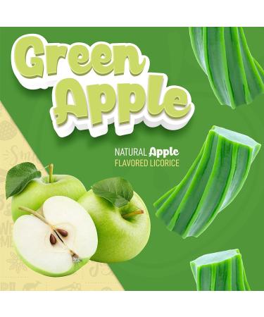 Wiley Wallaby Classic Gourmet Green Apple Licorice - 10 oz Soft & Chewy Australian Candy Twists - Buy Internationally - Buy Online on GoSupps.com