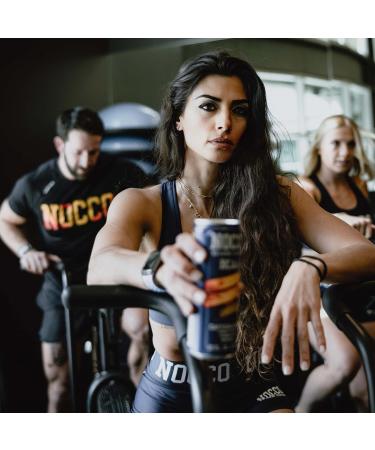 Nocco BCAA Energy Drink 24 Pack - Sugar-Free Vegan Caffeine & Amino Acids - Blood Orange Flavor (24 x 330ml) - Boost Your Energy! - Buy Online on GoSupps.com