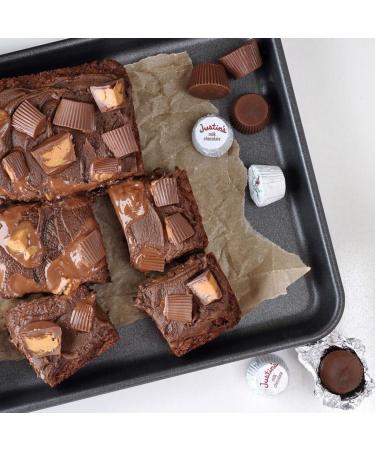 Justin's Organic Mini Milk Chocolate Peanut Butter Cups - Gluten-Free, Rainforest Alliance Certified Cocoa - 6 Stand-Up Bags (4.7 oz Each) - Buy Online on GoSupps.com