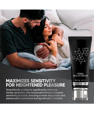 Irvy Penile Health ED Cream for Men to Get Hard Fast - Acting Male Topical Cream 1.75 Fl Oz Male Re-Vitalize Formula Med3000 Gel for Men for Moisturizing Soothing and Enhancing Comfort - Buy Online on GoSupps.com