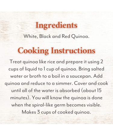 Roland Foods Organic Tri-Color Quinoa 5lb Bag - Pre-washed, Gluten-Free, Whole Grain - Pack of 1 - Buy Online on GoSupps.com