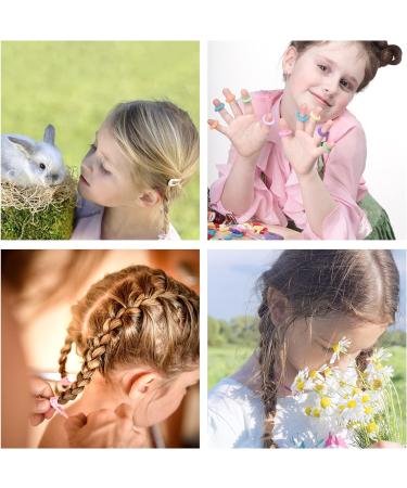 FRIUSATE 880 Pieces Girls Flower Hair Accessories Set - Hair Clips, Elastic Ties for Girls - Buy Online on GoSupps.com