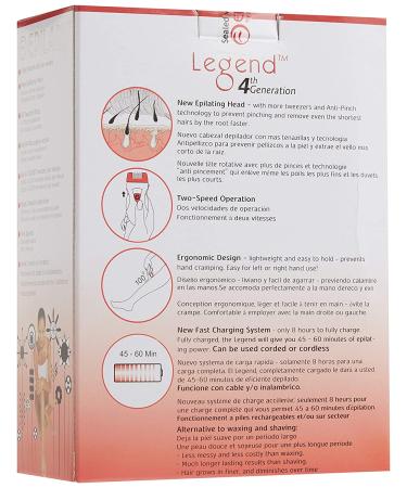 Epilady Legend 4th Generation Rechargeable Hair Removal Epilator - Buy Online on GoSupps.com