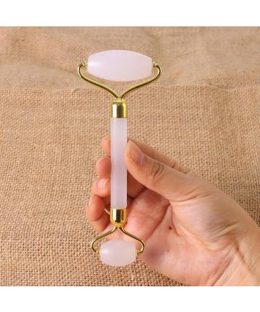 Buy Pink Crystal Jade Facial Roller Massager - Lifting & Firming Face Beauty Stick - Shop Internationally - Buy Online on GoSupps.com