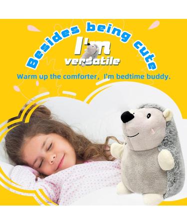 Grey Microwavable Weighted Stuffed Animal Heating Pad - Heatable & Unscented - Buy Online on GoSupps.com
