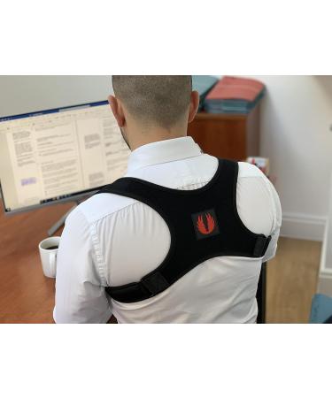 TULPAR Posture Corrector for Women and Men - Adjustable Upper Back Support Brace for Spinal Alignment - Includes Extra Straps and Posture Correction Guide - Buy Online on GoSupps.com