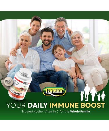 Landau 500mg Chewable Vitamin C Candy for Kids & Adults Easy-to-Take Vitamin C Supplement with Acerola Kosher & Made in The USA Great Tasting Berry Flavor 250 Tablets 250 Count (Pack of 1) - Buy Online on GoSupps.com