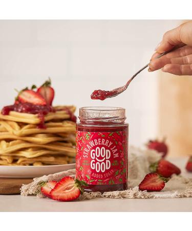Good Good Assorted Keto-Friendly Jams Pack of 3 - Strawberry, Blueberry, and Apricot - Low Carb Vegan Breakfast Options - Buy Online on GoSupps.com