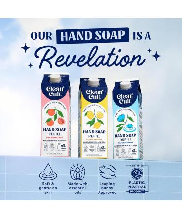 Cleancult - Lemon Verbena - Moisturizing Liquid Hand Soap - Refillable Aluminum Bottle - Made with Aloe Vera - Nourishes & Moisturizes Dry & Sensitive Skin - 12 oz - 1 Pack Lemon Verbena 12 Fl Oz (Pack of 1) - Buy Online on GoSupps.com