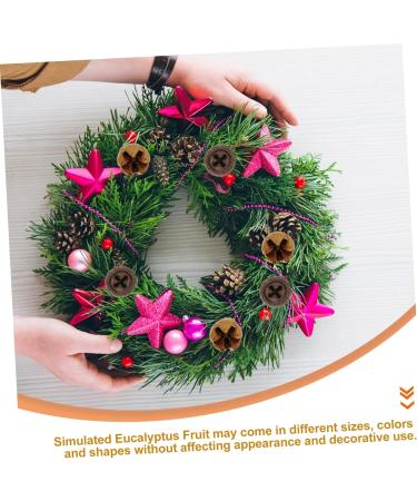 HOMSFOU 105 Pcs Christmas Wreath Decoration Red Berries Pine Needles Holiday Candle Rings Mini Pinecones Bulk Holiday Wreaths Wreath Garland Picks Photo Dried Fruit Christmas Utenciles Assorted Colorx3pcs 2.2x2.2cmx3pcs - Buy Online on GoSupps.com