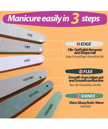 Teenitor Nail Care Kit - Professional Manicure Tools Set with Nail File, Buffer, Cuticle Nippers, Oil, Pusher, and Polish Block - Buy Online on GoSupps.com
