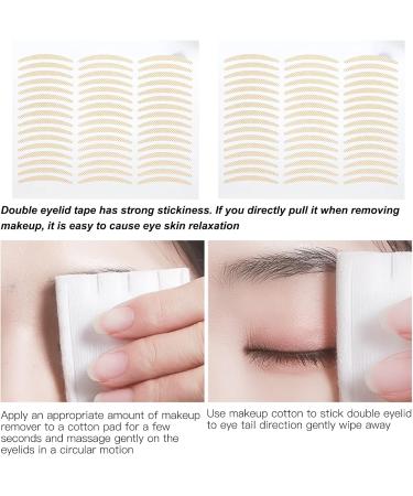 Eyelid Tape 240 Pairs Double Eyelid Tapes Natural Invisible Eyelid Tape Stickers Breathable Invisibility Thin Shape Eye Decoration Makeup Tool Instant Eye Lift Without Surgery for Women Girl - Buy Online on GoSupps.com