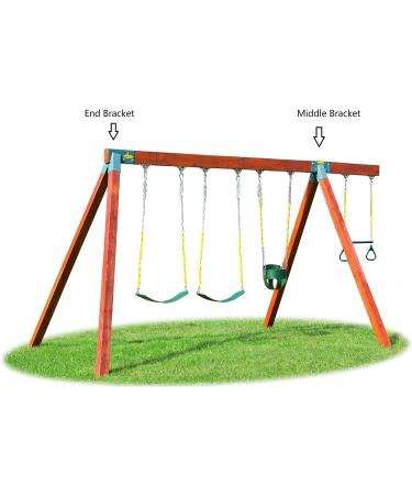 Eastern Jungle Gym Easy 1-2-3 A-Frame Swing Set Bracket - Heavy Duty, Easy DIY Installation - Swing Set Parts - Buy Online on GoSupps.com