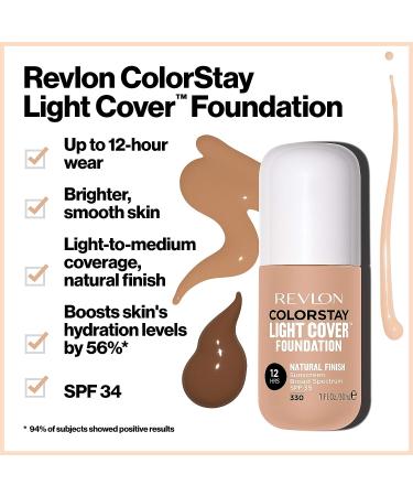 Revlon ColorStay Light Cover Liquid Foundation SPF 35 - 430 Honey Beige - Buy Online on GoSupps.com