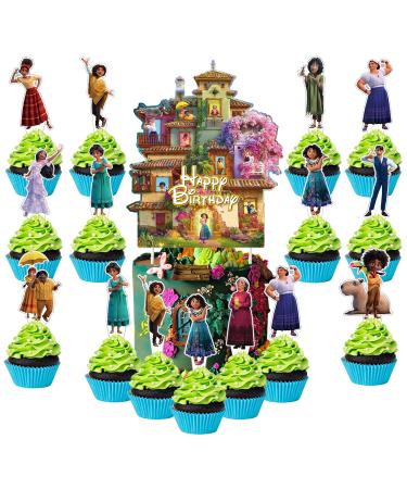23PCS Magic Movie Cupcake Toppers and Cake Topper For Birthday Party Cake Decorations Children Party