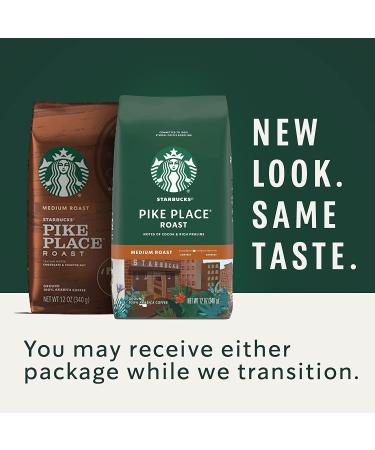 Starbucks Decaf Pike Place Roast Ground Coffee - 100% Arabica - 3 Bags, 12 oz Each (Pack of 3) - Buy Online on GoSupps.com