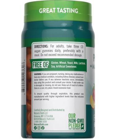 Nature's Truth Potassium Magnesium Citrate Gummies | 60 Count | Vegan, Non-GMO & Gluten Free Supplement - Buy Online on GoSupps.com