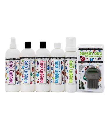 Buggin Out Nit Combing Mousse | No More Lice Solution for Kids & Adults | Slippery Nits | Daily Use | 8oz - Buy Online on GoSupps.com