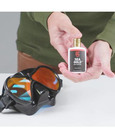 Gear Aid Sea Gold Anti-fog Gel Coating for SCUBA Dive Masks 1.25 oz - 2 Pack | Dive Mask Defogger - Buy Online on GoSupps.com