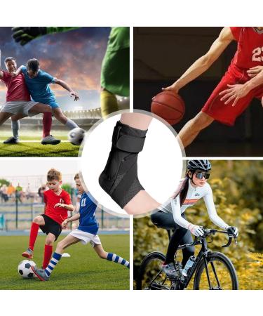 Buy Lightweight Adjustable Ankle Brace for Women & Children | Stabilizing Support for Ultimate Comfort | Elastic Ankle Stabilizer in Black - Buy Online on GoSupps.com