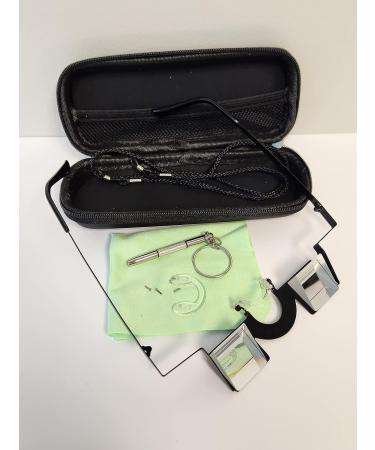 Calces365 Metal Frame Light Weight Climbing Belay Glasses with Nose Guard and Case - Black - Buy Online on GoSupps.com