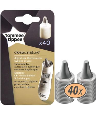 Tommee Tippee Closer to Nature Digital Ear Thermometer Hygiene Covers x40 - Hygienic Protection for Accurate Readings - Buy Online on GoSupps.com