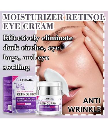 Retinol Eye Cream for Men & Women - Daily Hydrating Moisturizer for Dark Circles & Puffiness - Buy Online on GoSupps.com
