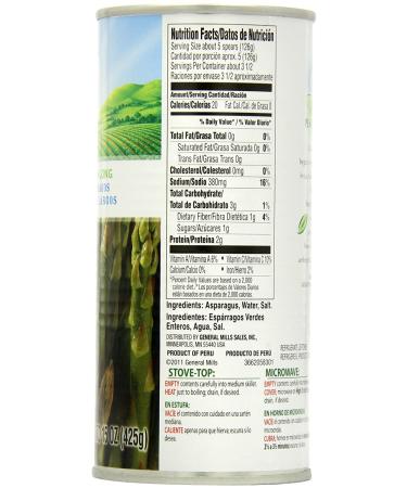 Green Giant Whole Spear Asparagus 15 oz - 12 Pack | Premium Quality Asparagus for a Healthy Lifestyle - Buy Online on GoSupps.com