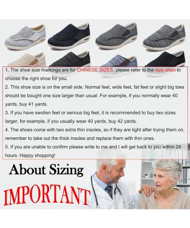 Stylish Wide Diabetic Shoes for Elderly Womens | Non Slip Air Cushion Sneakers | Lightweight & Breathable Walking Shoes for Swollen Feet | Beige (Size 41) - Buy Online on GoSupps.com