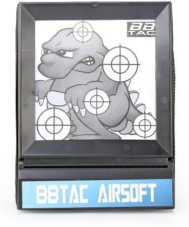 BBTac Airsoft Target with Trap Net Catcher Stand and Paper Target - Gun Training Shooting for BB Pellets - Indoor/Outdoor - Buy Online on GoSupps.com