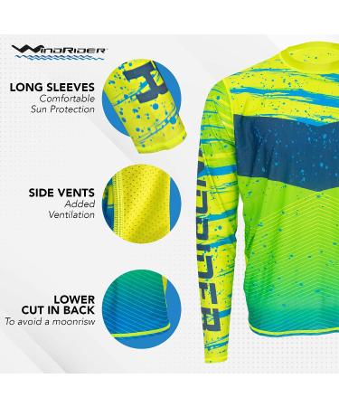 UPF50+ Men's Long Sleeve Fishing Shirt - Mahi Madness, X-Large - Buy Online on GoSupps.com
