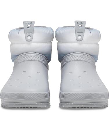 Crocs Women's Classic Neo Puff Shorty Boot - Light Grey White - Size 7 - Buy Online on GoSupps.com