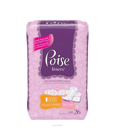 Poise Pantiliner Very Light Absorbency POISE PANTILINERS