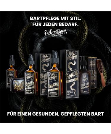 Dick Johnson Cr me barbe homme 50 ml Effet mat & hydratation Soin barbe quotidien avec aloe jojoba shea argan Parfum whisky vanille signature Alternative au beard balm Made in Finlande - Buy Online on GoSupps.com