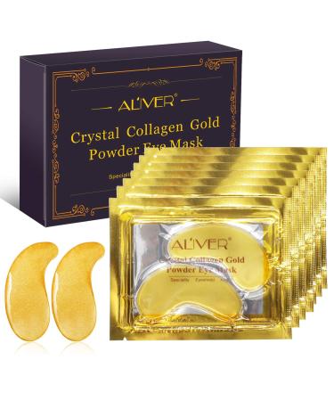 10 paires de masque oculaire 24K Gold masque oculaire Under eye Mask patch anti - ge masque oculaire hydratant au collag ne patch sous le gel oculaire
