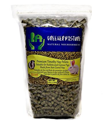 Greener Pasture 2.5lbs Premium All Natural Timothy Hay Pellets 1.13 kg (Pack of 1)