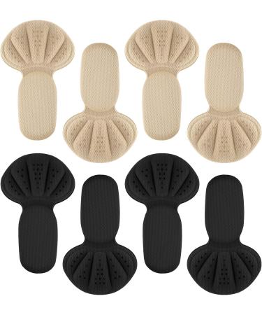 Sibba Heel Cushion Inserts - 4 Pair Self-Adhesive Shoe Pads for Too Big Shoes Anti-Blister Inserts Thick Foot Cushions & Heel Protectors for Men & Women - Buy Online on GoSupps.com