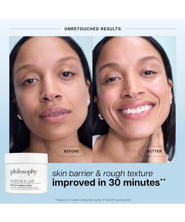 philosophy hope in a jar barrier restore cream with ha+ complex cica & ceramides intensely hydrating moisturizer for dry sensitive skin repairs & soothes 0.5 Fl Oz (Pack of 1) - Buy Online on GoSupps.com