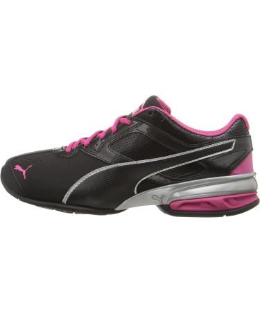 PUMA Women's Tazon 6 WN's FM Cross-Trainer Shoe - Black/Silver/Beetroot Purple - Size 7 - Buy Online on GoSupps.com
